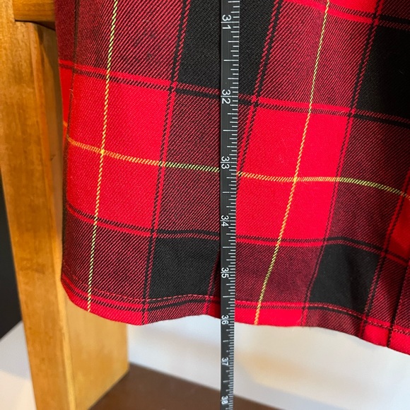 Rinascimento SZ S Red and Black Holiday Plaid Dress! - Picture 8 of 14